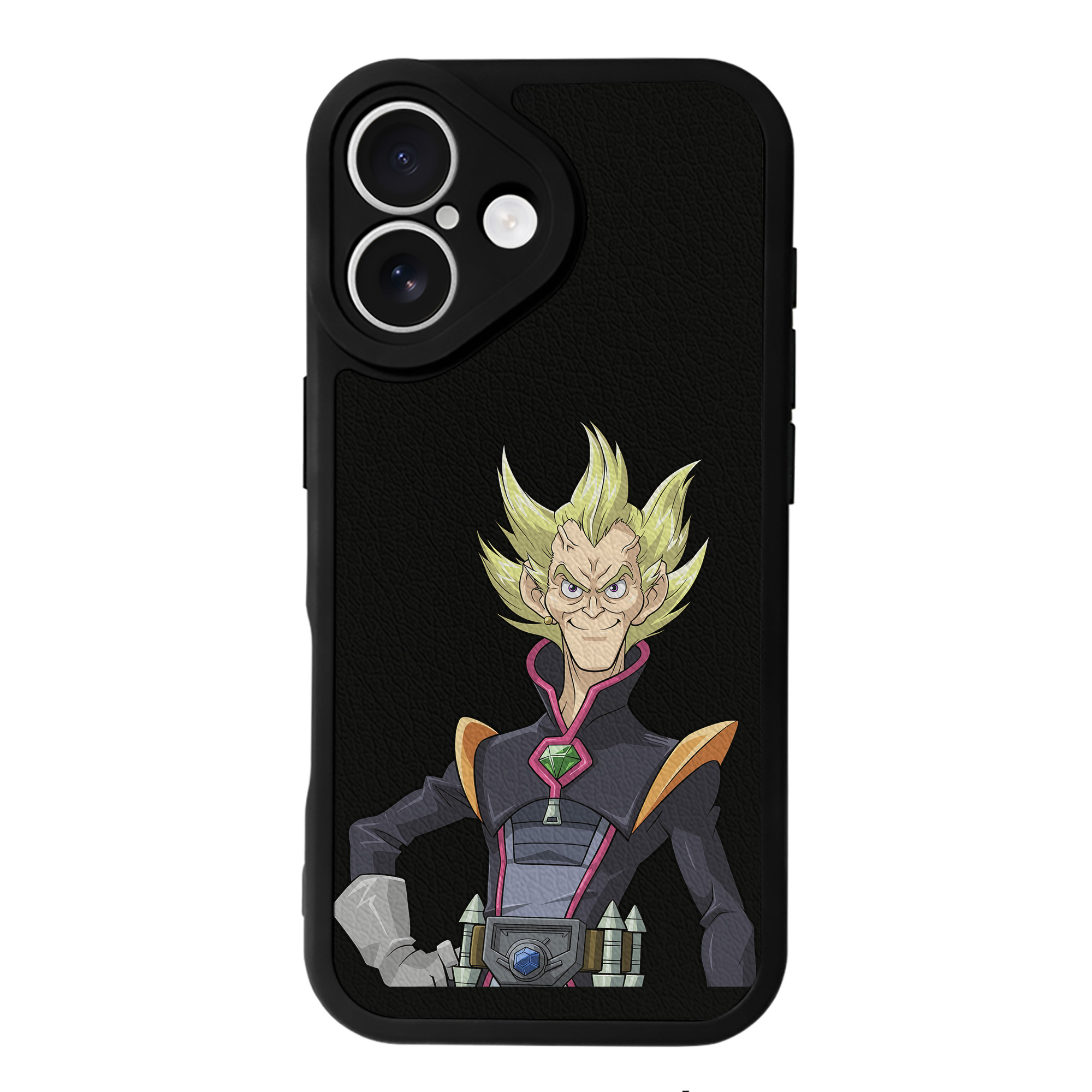 遊☆戯☆王 Yu-Gi-Oh! 【iPhone 16シリーズ対応】シリコンスマホケース（レザー調） 材質：シリコン